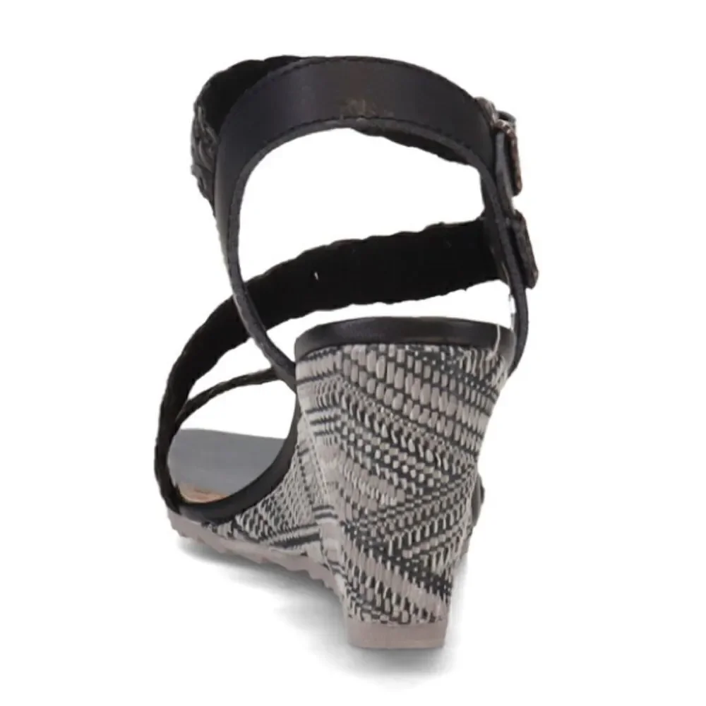 Blowfish Maliblu Black Wedge Sandals Size 11